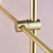 Endon 77114 Rubens 6lt Pendant Satin brass plate 6 x 60W E27 GLS (Required) - westbasedirect.com