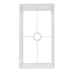 Endon 77478 Rectangular 1lt Shade Vintage white fabric 60W E27 or B22 GLS (Required) - westbasedirect.com