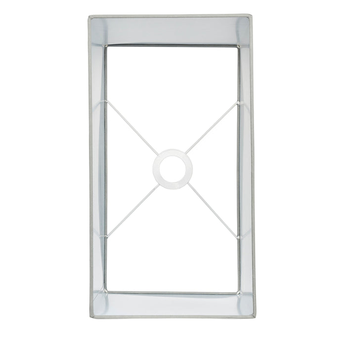 Endon 77479 Rectangular 1lt Shade Grey fabric 60W E27 or B22 GLS (Required) - westbasedirect.com