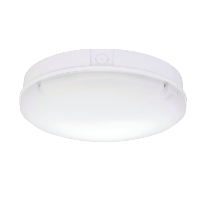 Saxby 77900 Forca CCT step dimming IP65 18W Gloss white & opal pc 18W LED module (SMD 2835) CCT - westbasedirect.com