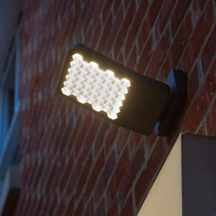 Lutec 7801603118 ATLANTIS 24W IP54 LED Anti Glare Floodlight 4000K - Dark Grey