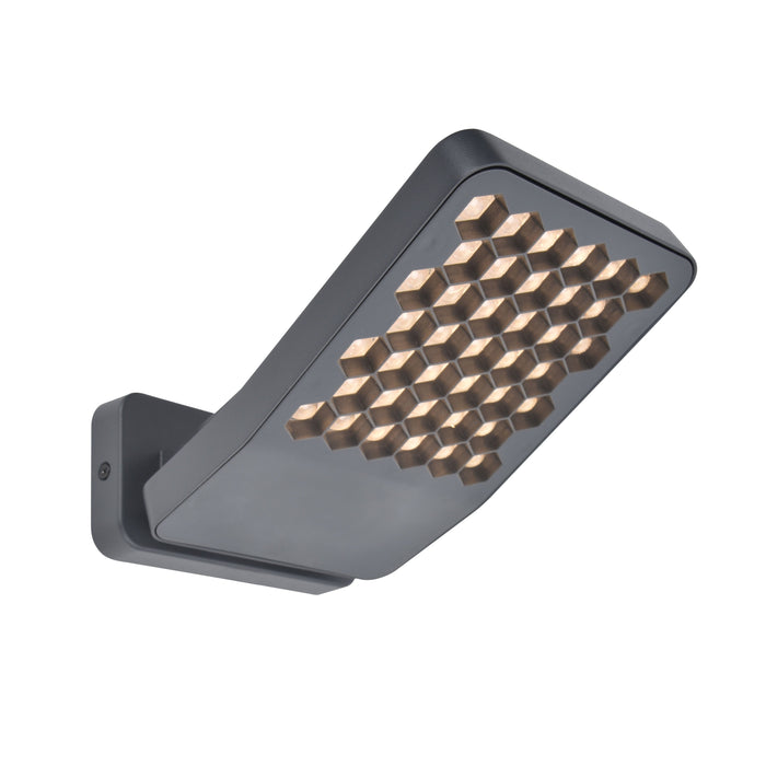 Lutec 7801605118 ATLANTIS 14W IP54 LED Anti Glare Floodlight 3000K - Dark Grey