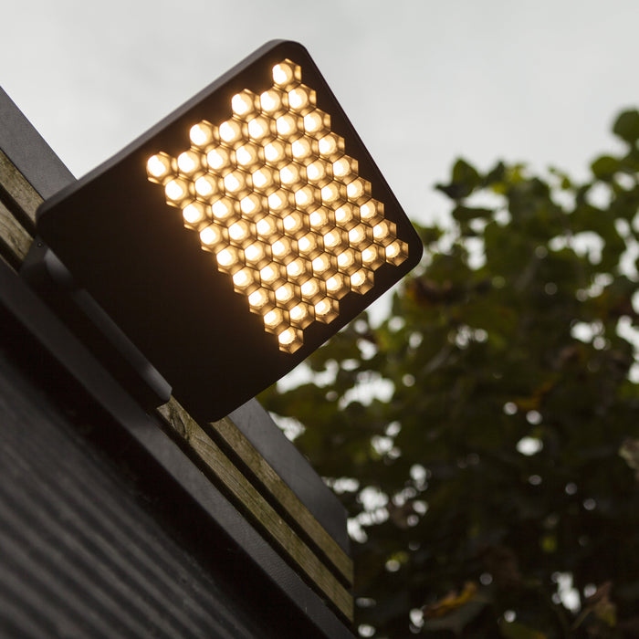 Lutec 7801606118 ATLANTIS 24W IP54 LED Anti Glare Floodlight 3000K - Dark Grey