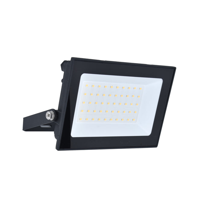 Lutec 7801704012 HALO 50W IP65 LED Floodlight 4000K - Black
