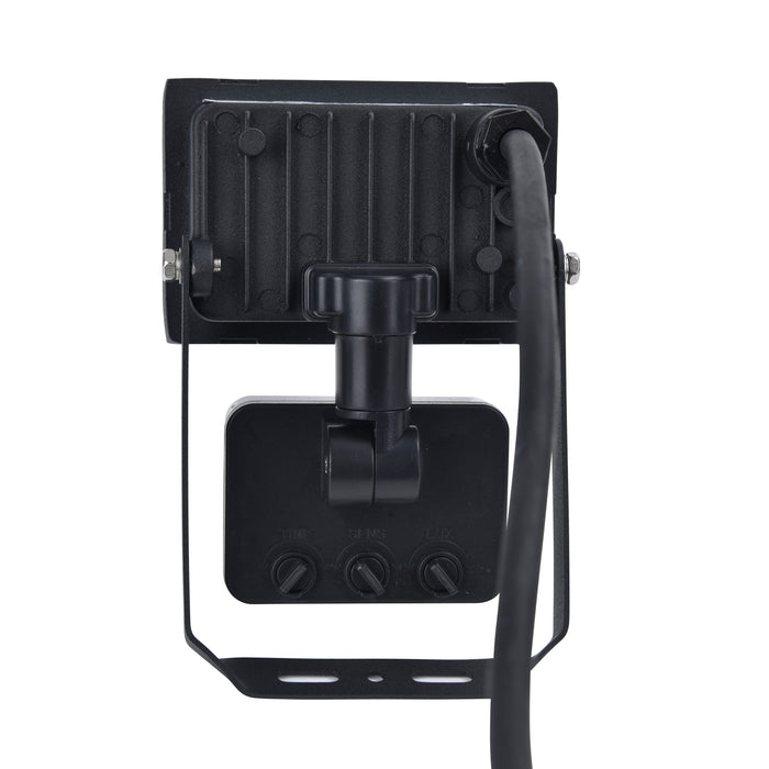 Lutec 7801705012 HALO 10W IP44 LED Floodlight with PIR 4000K - Black