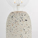 Endon 78181 Terrazzo 1lt Table White terrazzo 40W E27 GLS (Required) - westbasedirect.com