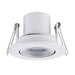 Saxby 78520 ShieldECO 800 Tilt 8.5W Matt white paint & clear acrylic 8.5W LED module (SMD 2835) Warm White - westbasedirect.com