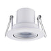 Saxby 78521 ShieldECO 800 Tilt 8.5W Matt white paint & clear acrylic 8.5W LED module (SMD 2835) Cool White - westbasedirect.com