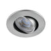 Saxby 78523 ShieldECO 800 Tilt 8.5W Satin nickel effect plate & clear acrylic 8.5W LED module (SMD 2835) Cool White - westbasedirect.com