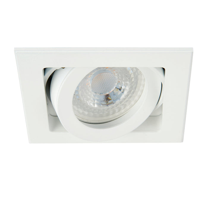 Saxby 78530 Xeno single 50W Matt white paint 50W GU10 reflector (Required) - westbasedirect.com