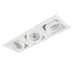 Saxby 78532 Xeno triple 50W Matt white paint 3 x 50W GU10 reflector (Required) - westbasedirect.com