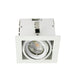 Saxby 78533 Garrix white Single 10W Matt white 10W LED GU10 Cool White (Required) - westbasedirect.com