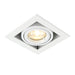 Saxby 78533 Garrix white Single 10W Matt white 10W LED GU10 Cool White (Required) - westbasedirect.com