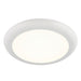 Saxby 78541 SirioDISC adjustable 18W Matt white textured pc & opal ps plastic 18W LED module (SMD 4014) Cool White - westbasedirect.com