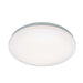 Saxby 78585 Broco flush IP44 16W Gloss white paint & frosted pmma 16W LED module (SMD 2835) Warm White - westbasedirect.com