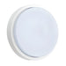 Saxby 78622 Rond IP54 12W Matt white textured & opal pc 12W LED module (SMD 2835) Cool White - westbasedirect.com