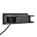 Saxby 78638 Seina plain IP44 3.5W Textured black paint & frosted pc 3.5W LED module (SMD 2835) Cool White - westbasedirect.com