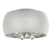 Endon 78696 Eclipse 3lt Flush Chrome plate glass & clear glass 3 x 3W LED G9 (Required) - westbasedirect.com