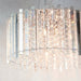 Endon 78699 Hanna 5lt Pendant Clear crystal glass & chrome plate 5 x 3W LED G9 (Required) - westbasedirect.com