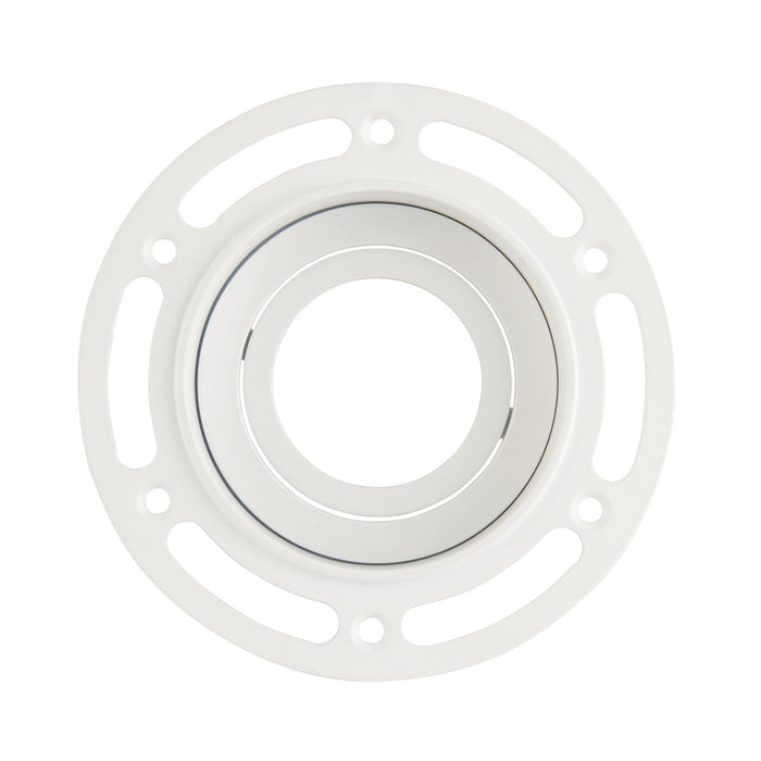 Saxby 78954 Trimless Downlight round 50W Matt white paint 50W GU10 reflector (Required) - westbasedirect.com