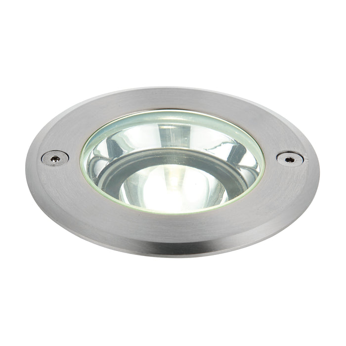 Saxby 79195 Hoxton IP67 6.5W Brushed stainless steel & clear glass 6.5W LED module (COB) Cool White - westbasedirect.com