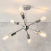 Endon 79469 Rubens 6lt Semi flush Chrome plate 6 x 40W E27 GLS (Required) - westbasedirect.com