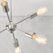 Endon 79469 Rubens 6lt Semi flush Chrome plate 6 x 40W E27 GLS (Required) - westbasedirect.com