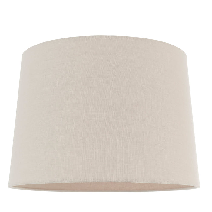 Endon 79642 Mia 1lt Shade Natural linen 60W E27 or B22 GLS (Required) - westbasedirect.com