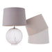 Endon 79642 Mia 1lt Shade Natural linen 60W E27 or B22 GLS (Required) - westbasedirect.com