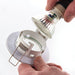 Saxby 79978 Speculo round IP65 7W Matt white paint & clear glass 7W LED E27 (Required) - westbasedirect.com