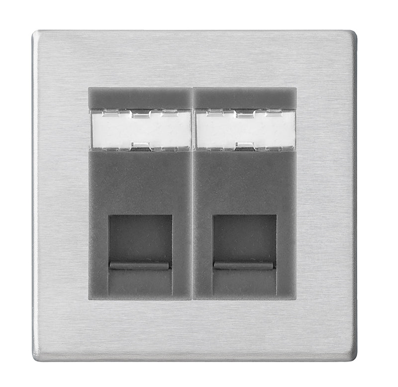 Hamilton Hartland G2 Screwless 2G Unshielded RJ45 CAT5E Data Socket ...