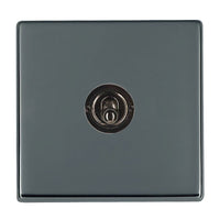 Hamilton 7G28T31 Hartland G2 Screwless 1G 20AX Intermediate Toggle Switch - Black Nickel