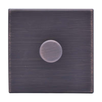 Hamilton 7G2EB1XLEDITB100 Hartland G2 Screwless 1G 100W 2 Way LED Push On/Off Rotary Dimmer Switch - Etrium Bronze