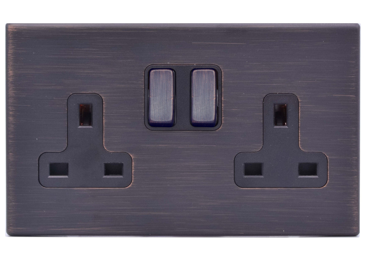 Hamilton Hartland G2 Screwless 2G 13A DP Switched Socket - Etrium ...