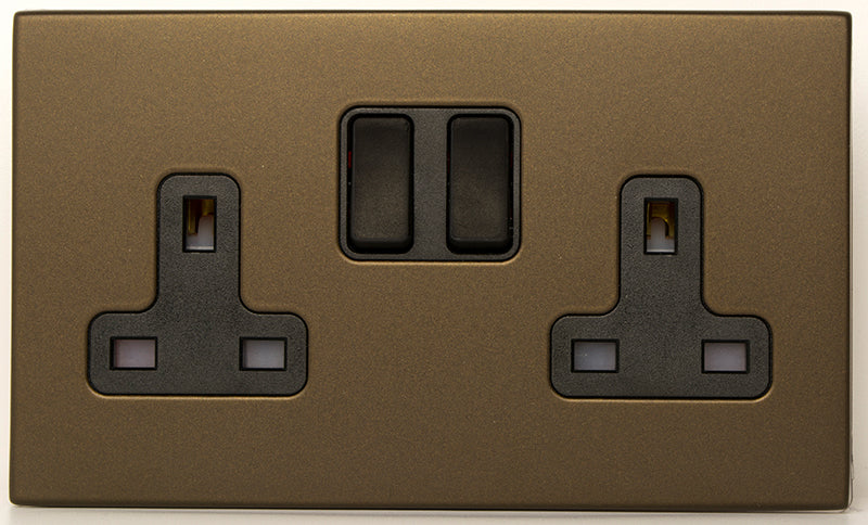 Hamilton Hartland G2 Screwless 2G 13A DP Switched Socket - Richmond ...