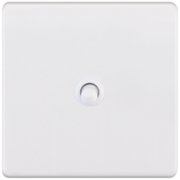 Selectric 5MPLUS-TOG-9 5M-PLUS Screwless 1 Gang 2 Way 10A Toggle Switch - Matt White