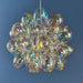 Endon 80123 Infinity 1lt Pendant Chrome plate & iridescent glass 10W LED E27 (Required) - westbasedirect.com