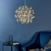 Endon 80123 Infinity 1lt Pendant Chrome plate & iridescent glass 10W LED E27 (Required) - westbasedirect.com