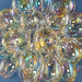 Endon 80123 Infinity 1lt Pendant Chrome plate & iridescent glass 10W LED E27 (Required) - westbasedirect.com