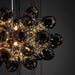 Endon 80124 Infinity 8lt Pendant Black chrome plate & dark chromed glass 8 x 3W LED G9 (Required) - westbasedirect.com