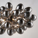 Endon 80124 Infinity 8lt Pendant Black chrome plate & dark chromed glass 8 x 3W LED G9 (Required) - westbasedirect.com