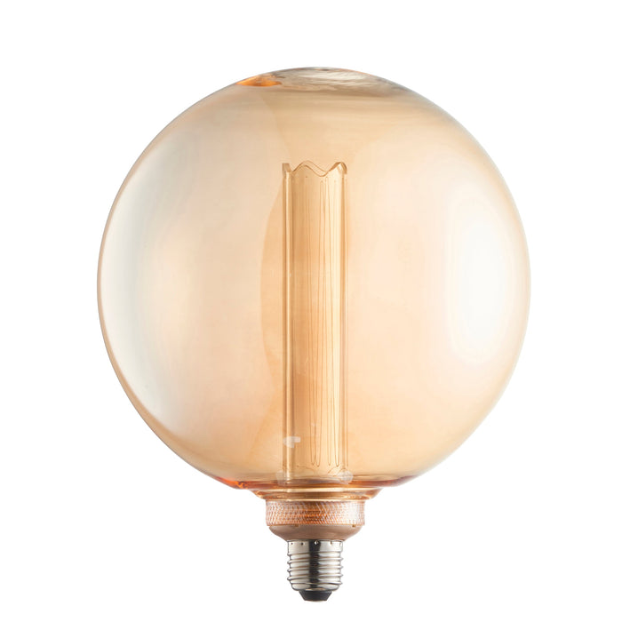 Endon 80169 Globe 1lt Accessory Amber glass 2.8W LED E27 Warm White - westbasedirect.com