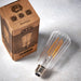 Endon 80180 Ribb Pear 1lt Accessory Clear glass 4W LED E27 Warm White - westbasedirect.com