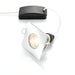 Saxby 80246 Speculo square IP65 50W Chrome effect plate & clear glass 50W GU10 reflector (Required) - westbasedirect.com