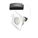 Saxby 80246 Speculo square IP65 50W Chrome effect plate & clear glass 50W GU10 reflector (Required) - westbasedirect.com