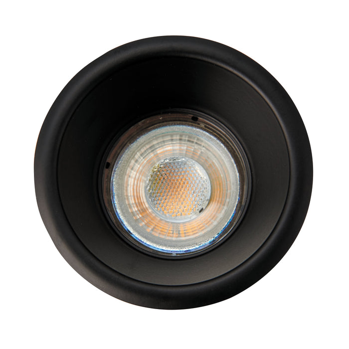 Saxby 80248 Speculo anti-glare IP65 50W Matt black paint & clear glass 50W GU10 reflector (Required) - westbasedirect.com