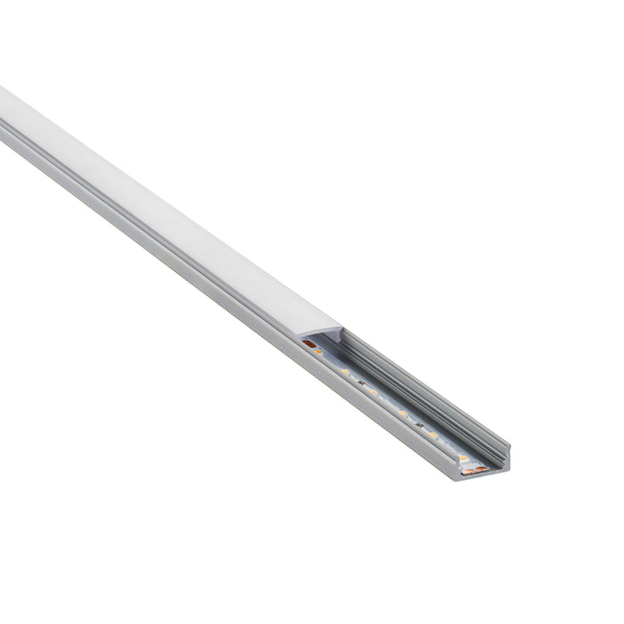 Saxby 80497-30PK RigelSLIM Surface 2m Aluminium Profile/Extrusion Silver - 30 Pack