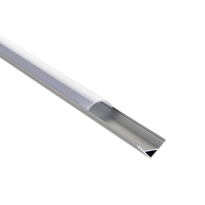 Saxby 80501-30PK Rigel Corner 2m Aluminium Profile/Extrusion Silver - 30 Pack
