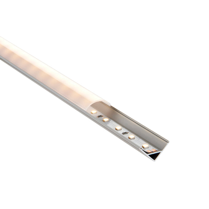 Saxby 80501-30PK Rigel Corner 2m Aluminium Profile/Extrusion Silver - 30 Pack