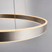 Endon 80572 Gen 1lt Pendant Matt nickel plate & frosted acrylic 42W LED tape module (SMD 2835) Warm White - westbasedirect.com